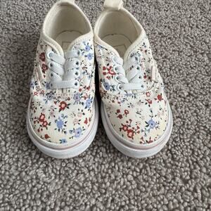 Vans Toddler Authentic Floral Marshmallow / Multi - Size 6